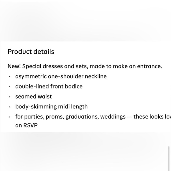 NWTS💓THE OCCASION M💓ELITE OLD NAVY LINE LUSTROUS SABLE ONE SHOULDER MIDI DRESS - Picture 14 of 16